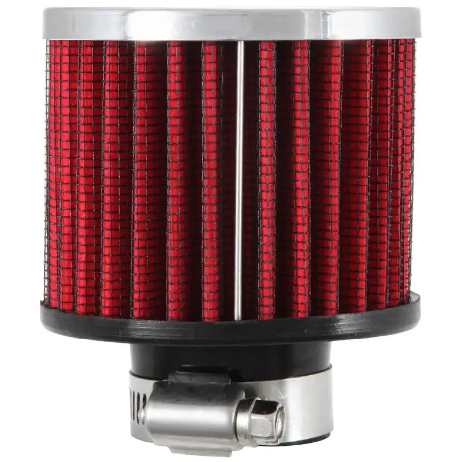 K&N 1.25in Flange ID x 3in OD 2.5in H Rubber Base Crankcase Vent Filter - Truck & Automotive