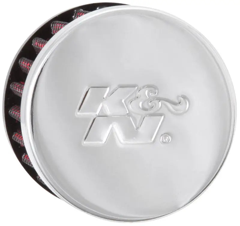 K&N 1.25in Flange ID x 3in OD 2.5in H Rubber Base Crankcase Vent Filter - Truck & Automotive