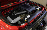 Red car engine compartment with K&N performance air intake for Toyota 4Runner