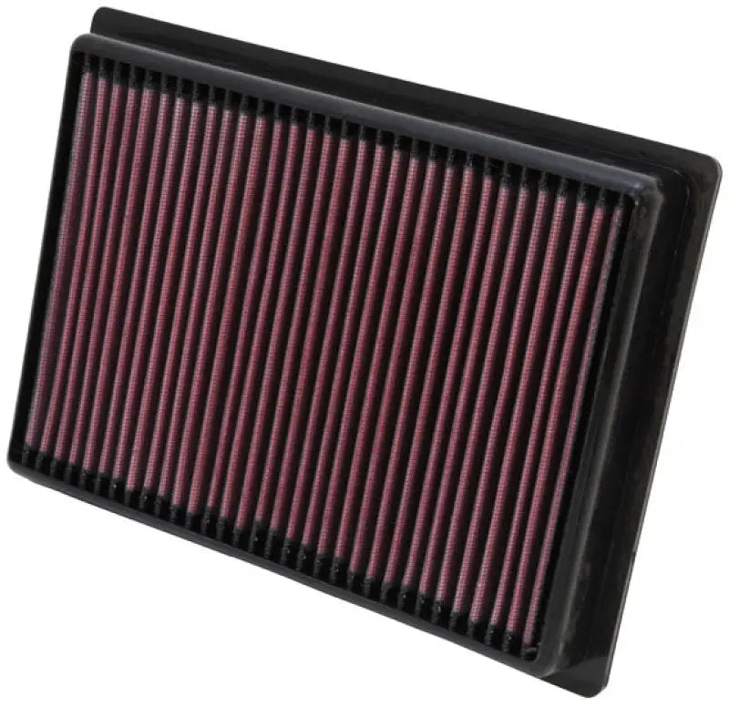 Reusable air filter with black frame for K&N replacement air filter on Polaris Ranger RZR