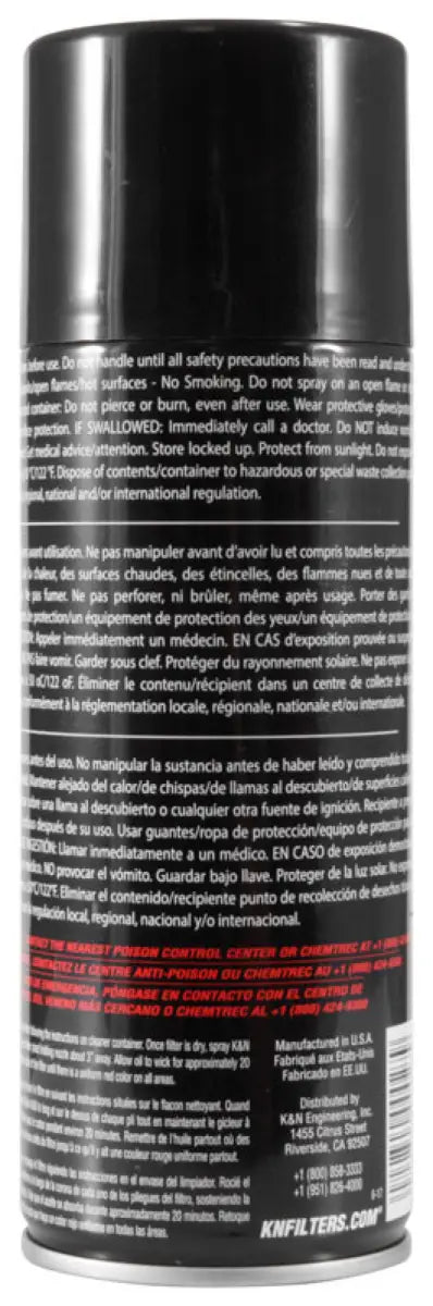 K&N 12.25 oz. Aerosol Air Filter Oil - Truck & Automotive