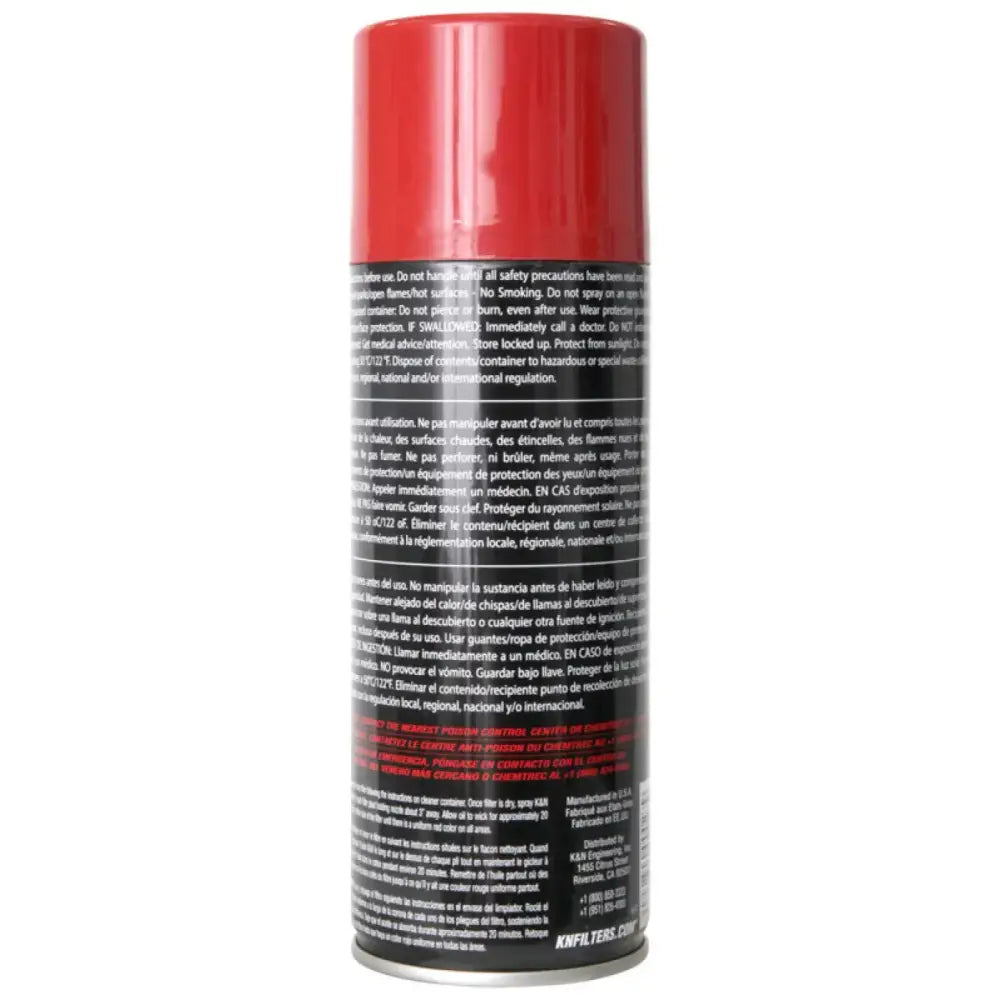 K&N 12.25 oz. Aerosol Air Filter Oil - Truck & Automotive