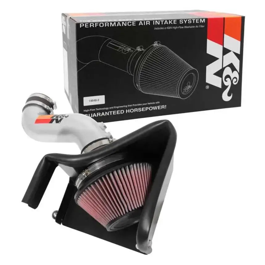 K&N 15-18 Hyundai Sonata L4-2.4L F/I Silver Typhoon Short Ram Intake 