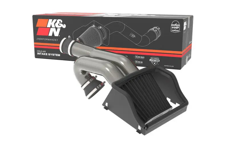 K&N 15-23 Ford F-150 (Incl. Raptor) 2.7L/3.5L V6 Performance Air Intake System - Truck & Automotive