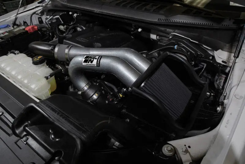 K&N 15-23 Ford F-150 (Incl. Raptor) 2.7L/3.5L V6 Performance Air Intake System - Truck & Automotive