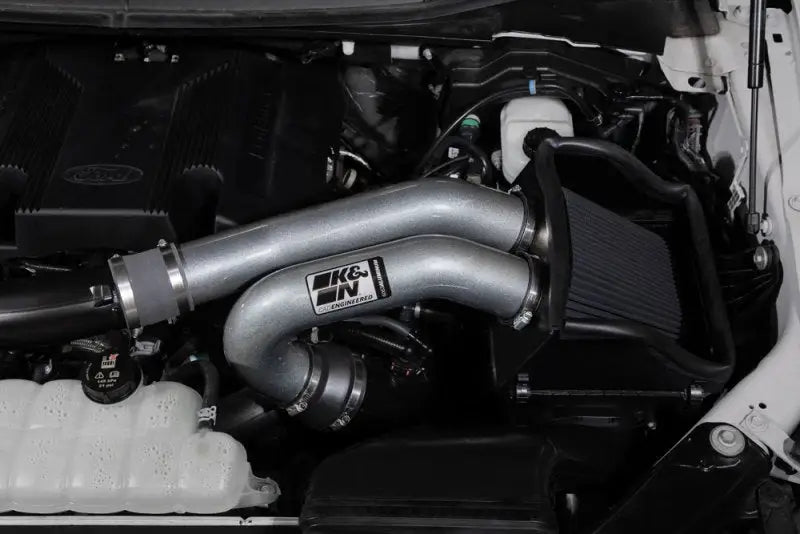 K&N 15-23 Ford F-150 (Incl. Raptor) 2.7L/3.5L V6 Performance Air Intake System - Truck & Automotive