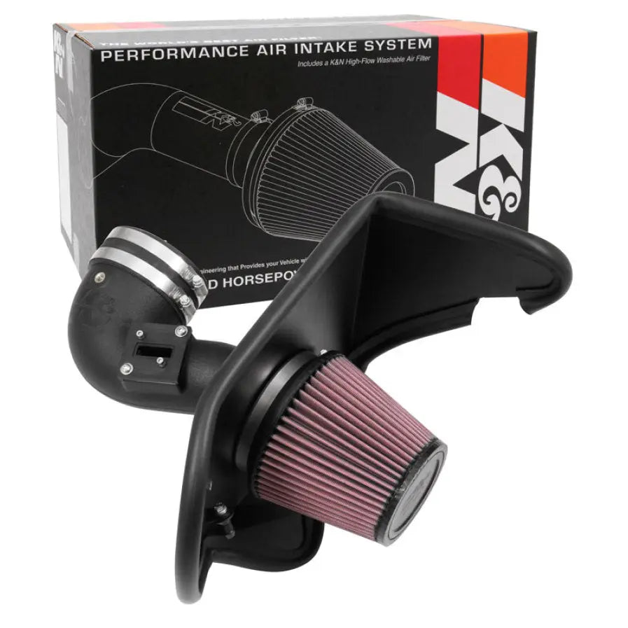 K&N Engineering 63-3105 K&N 16-17 Chevrolet Camaro L4-2.0L F/I Turbo Aircharger Performance Intake