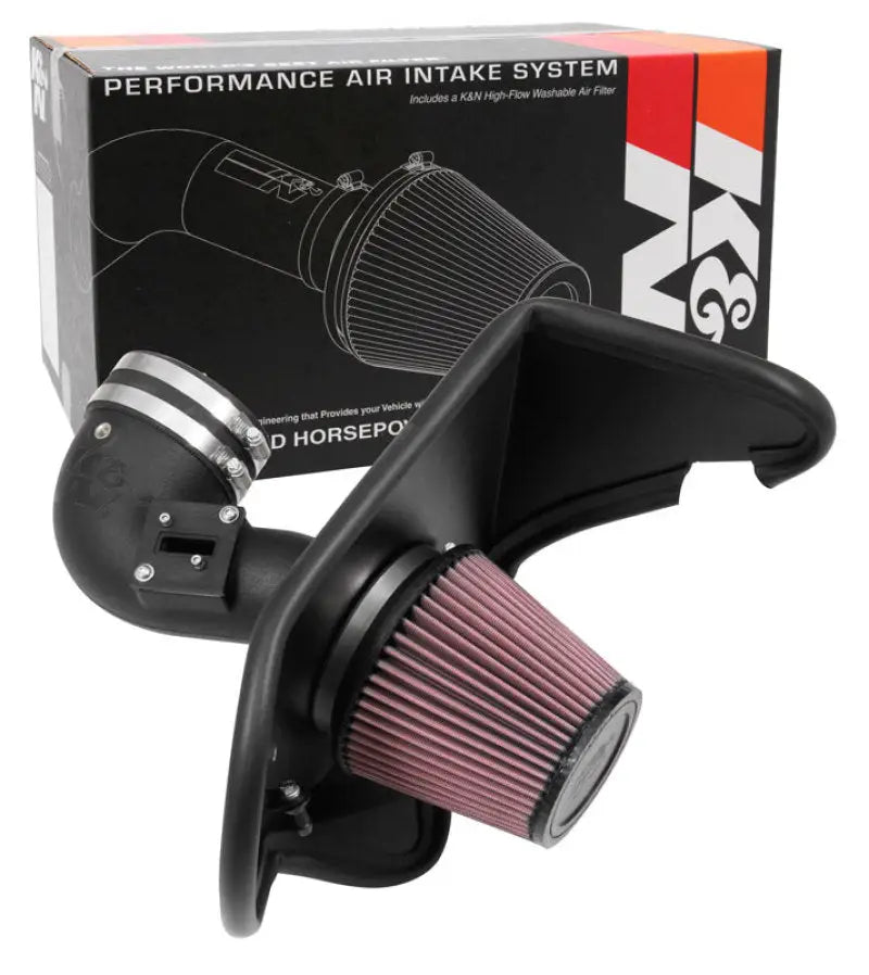 K&N 16-17 Chevrolet Camaro L4-2.0L F/I Turbo Aircharger Performance Intake - Truck & Automotive