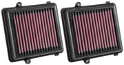 K&N 16-17 Honda CRF1000L Africa Twin 998 Replacement Drop In Air Filter (2 Per Box) - Truck & Automotive