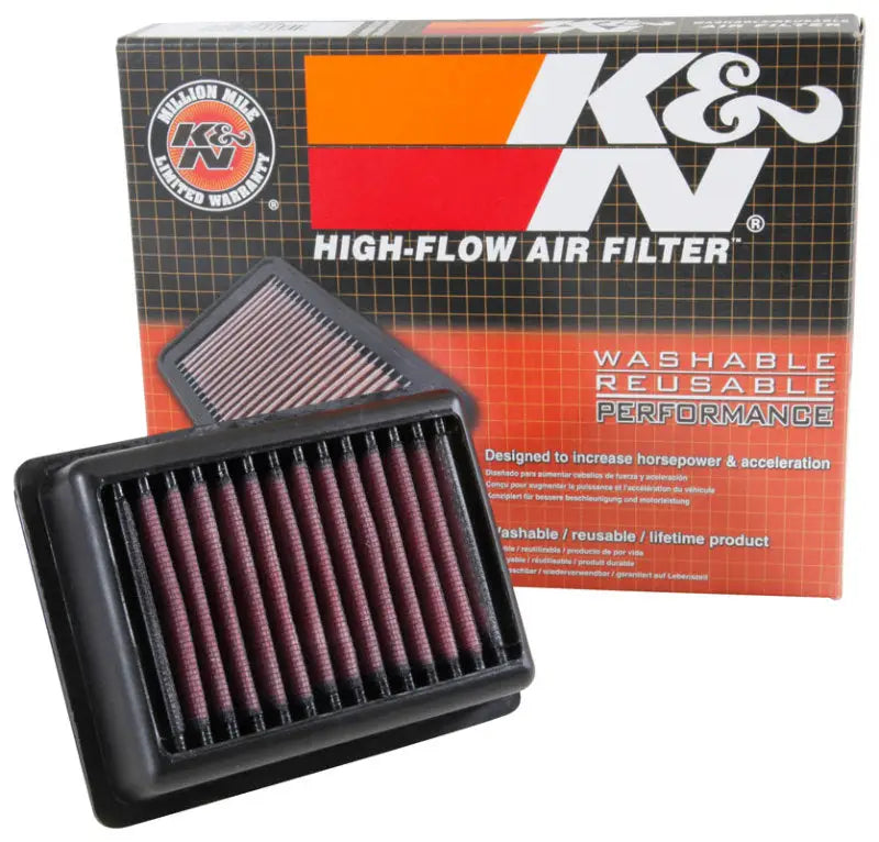 K&N 16-17 Triumph Street Twin 900 Replacement Air Filter - Truck & Automotive