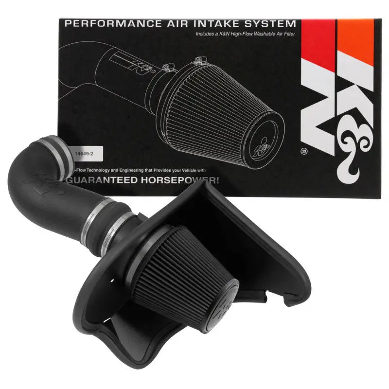 K&N Engineering 30-3092 K&N 16-23 Chevrolet Camaro SS 6.2L V8 F/I Dryflow Performance Air Intake System