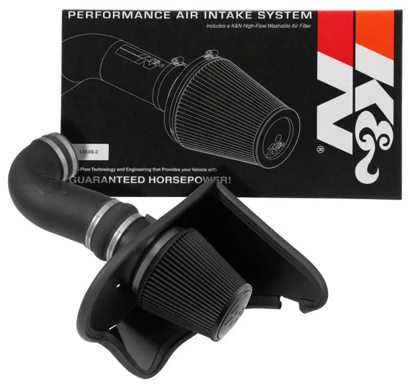 K&N 16-23 Chevrolet Camaro SS 6.2L V8 F/I Dryflow Performance Air Intake System - Systems