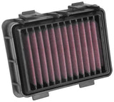 K&N replacement drop-in air filter for KTM 125 Duke 125 / KTM 250 Duke 249 / KTM 390 Duke 373 providing high-flow and engine protection.