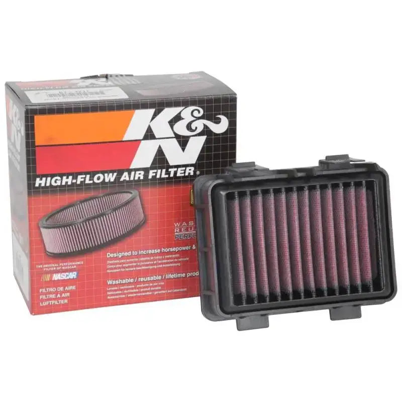 K&N 17-19 KTM 125 Duke 125 / KTM 250 Duke 249 / KTM 390 Duke 373 Replacement Drop In Air Filter - High-flow, low restriction, increased performance, excellent engine protection.