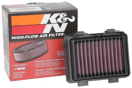 K&N 17-19 KTM 125 Duke 125 / KTM 250 Duke 249 / KTM 390 Duke 373 Replacement Drop In Air Filter - High-flow, low restriction, increased performance, excellent engine protection.