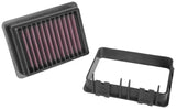 K&N Replacement Drop In Air Filter for KTM 125 Duke 125, KTM 250 Duke 249, KTM 390 Duke 373 - High-flow performance and superior engine protection.