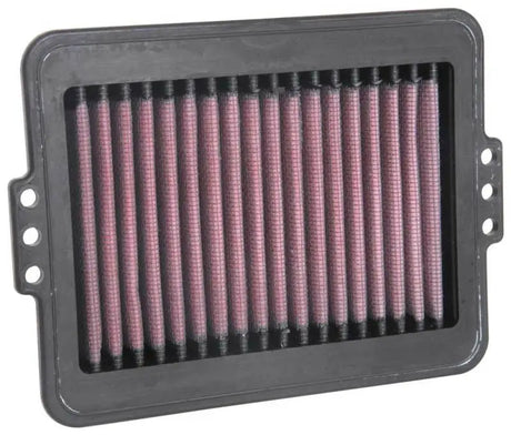 Rectangular K&N air filter with gray frame for BMW F750 850GS, fits BMW F750