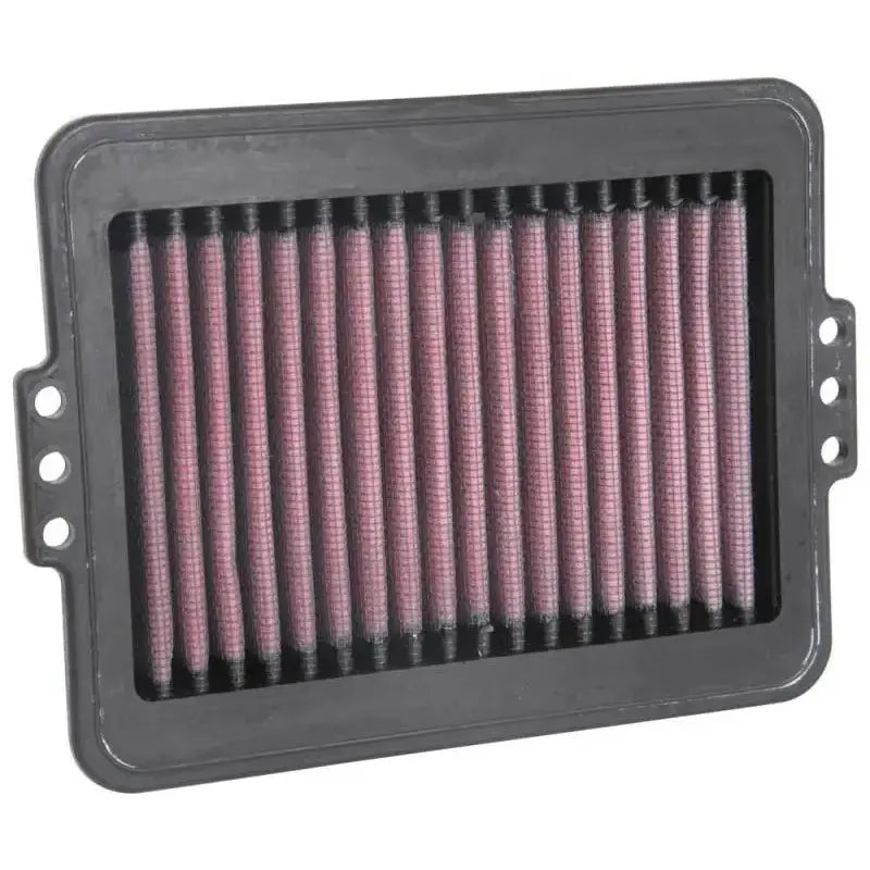 Rectangular K&N air filter with gray frame for BMW F750 850GS, fits BMW F750