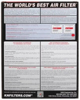Air filter product info for K&N BMW F750 850GS air filter fitment