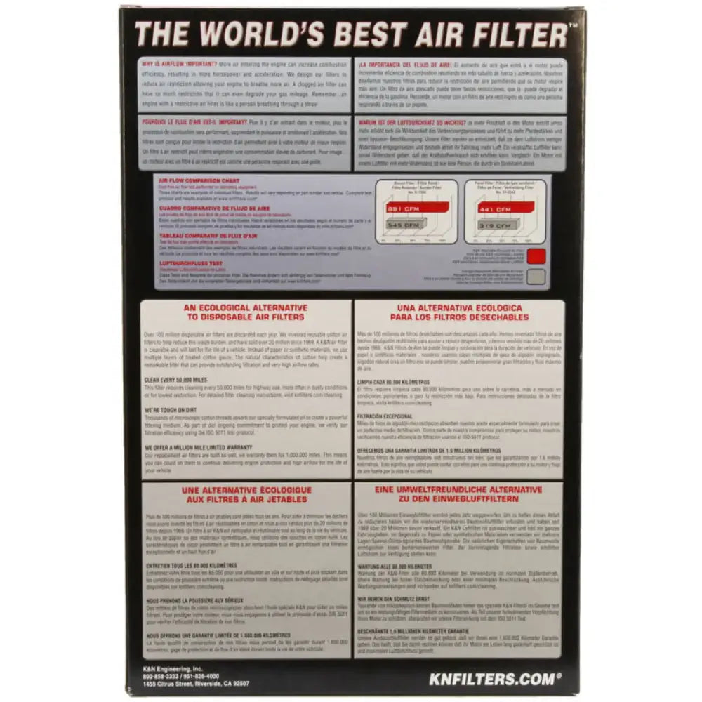 K&N 18-19 Triumph Street Triple 765cc Replacement Drop In Air Filter - Truck & Automotive