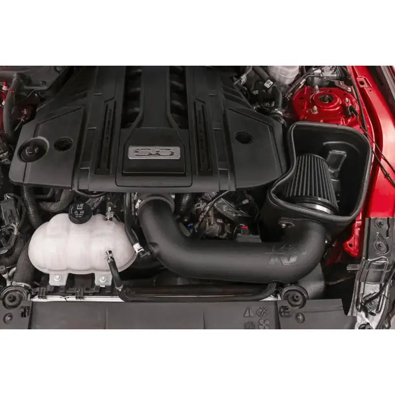 K&N 18-23 Ford Mustang GT 5.0L V8 F/I Dryflow Performance Air Intake System - Truck & Automotive