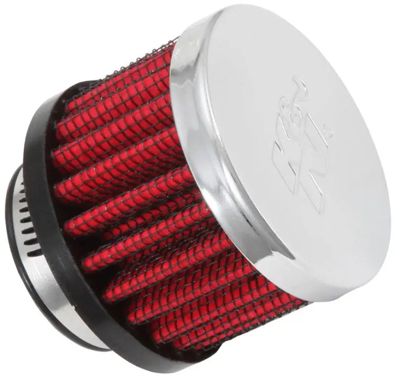 K&N 1in Flange ID x 2in OD 1.5 inch H Rubber Base Crankcase Vent Filter - Truck & Automotive