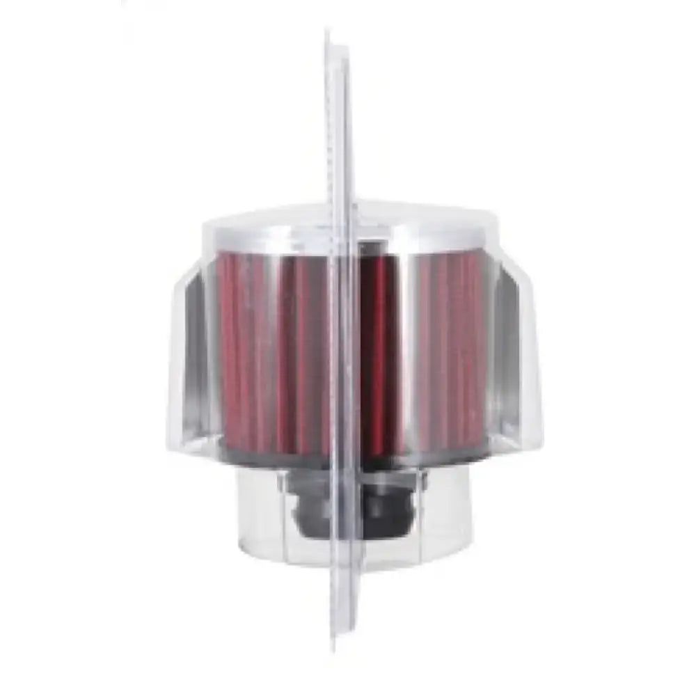 K&N 1in Flange L x 3in OD 2.5in Height Clamp On Crankcase Vent Filter