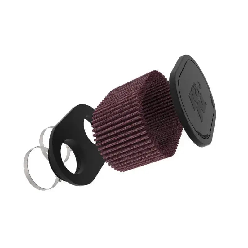 K&N 2-1/8in DUAL FLG 6-1/4 X 4inOD 3inH Universal Clamp-On Air Filter - Truck & Automotive