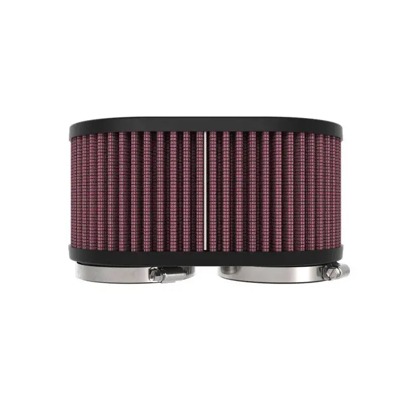 K&N 2-1/8in DUAL FLG 6-1/4 X 4inOD 3inH Universal Clamp-On Air Filter - Truck & Automotive