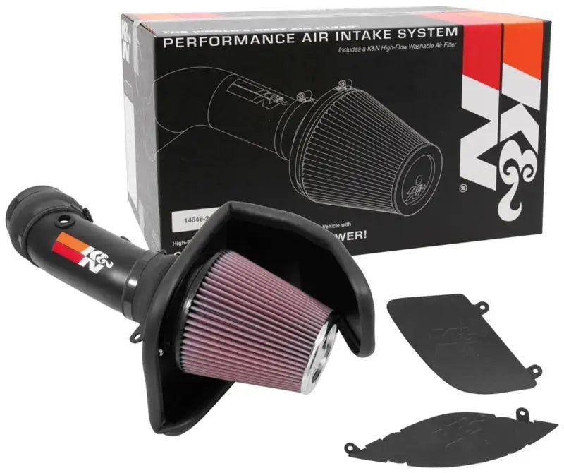 K&N 2017 Dodge Challenger Hellcat SC V8-6.2L F/l Typhoon Air Intake - Truck & Automotive