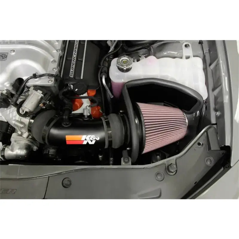 K&N 2017 Dodge Challenger Hellcat SC V8-6.2L F/l Typhoon Air Intake - Truck & Automotive