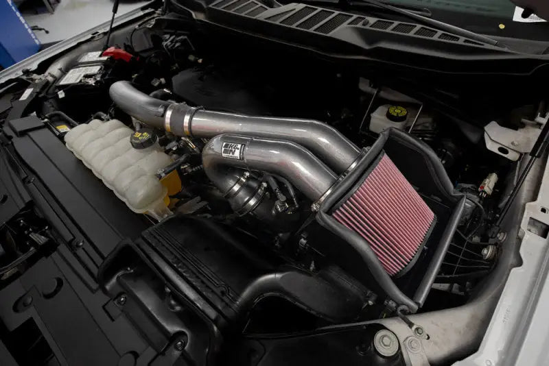K&N 2017 Ford F-150 3.5L V6 Performance Air Intake System - Truck & Automotive