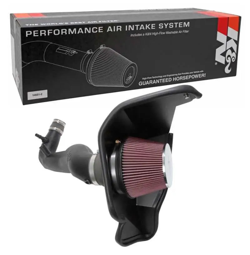 K&N 2018 Ford Mustang L4-2.3L F/I Aircharger Performance Intake 