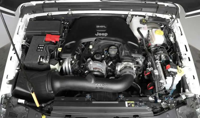 K&N 2018 Jeep Wrangler JL V6-3.6L F/I Aircharger Performance Intake 