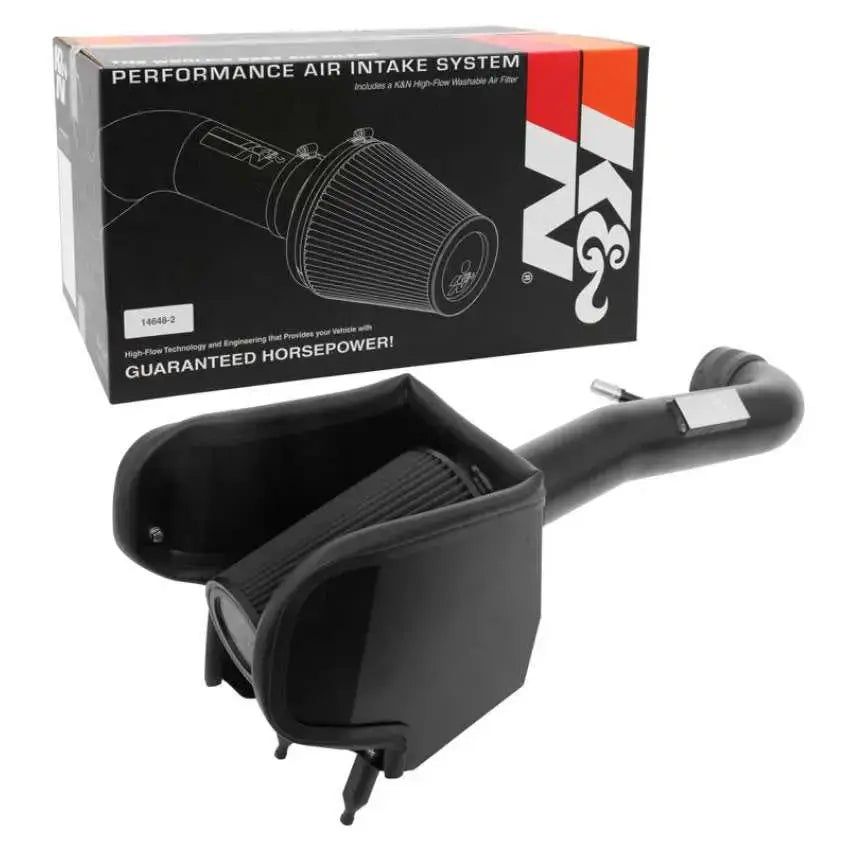 K&N 2018 Jeep Wrangler JL V6-3.6L F/I Blackhawk Performance Intake Kit 