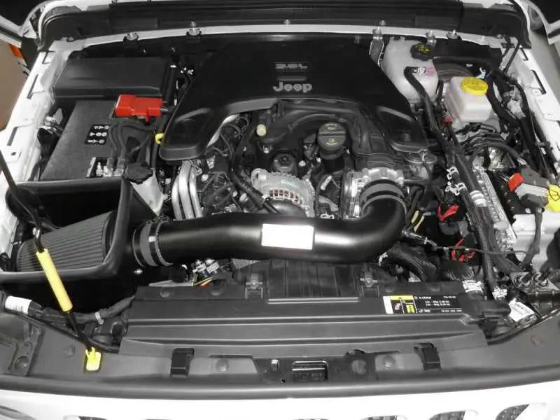 K&N 2018 Jeep Wrangler JL V6-3.6L F/I Blackhawk Performance Intake Kit 