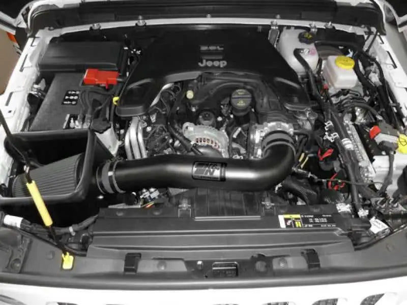 K&N 2018 Jeep Wrangler JL V6-3.6L F/I Blackhawk Performance Intake Kit 