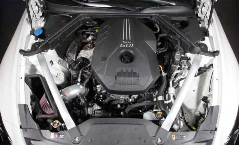 K&N 2018 Kia Stinger L4-2.0L F/I Silver Typhoon Short Ram Intake 