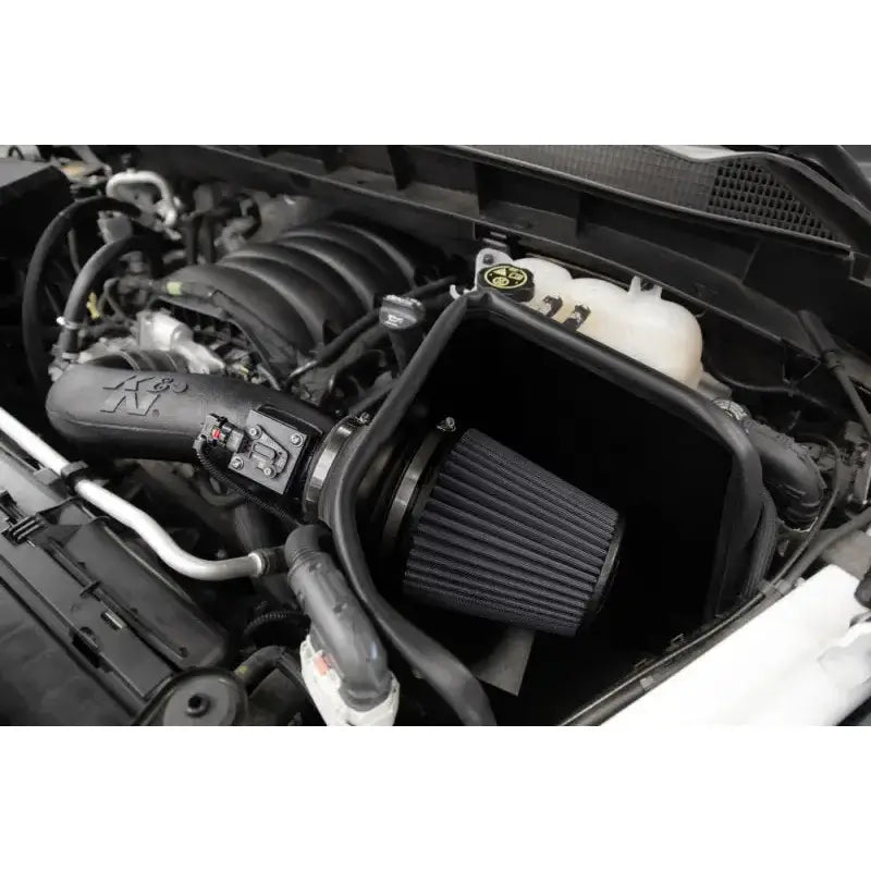 K&N 2019 + Chevrolet Silverado 1500 V8 6.2L Performance Air Intake System - Truck & Automotive