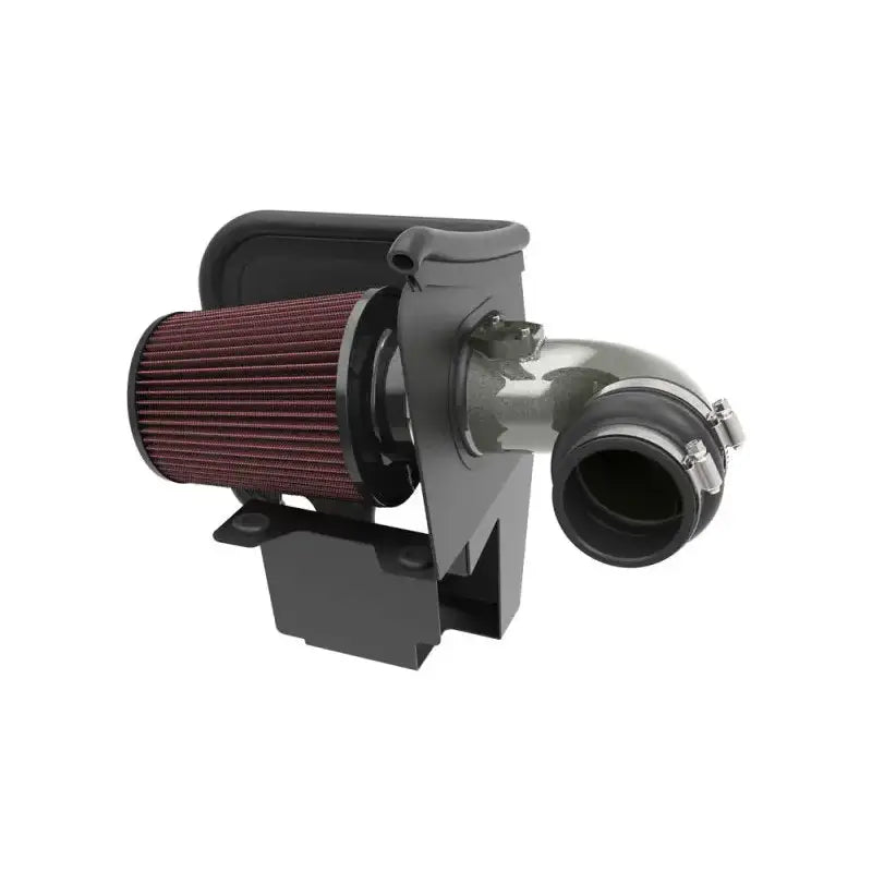 Automotive air intake system K&N Typhoon Intake for Mazda 3 2.5L Turbo L4 Silver