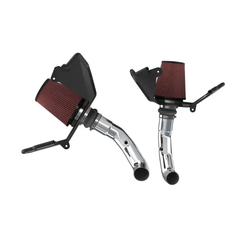 K&N 2022 Toyota Tundra V6-3.5L F/I Performance Air Intake System with mandrel-bent aluminum intake tube and washable High-Flow Air Filter.