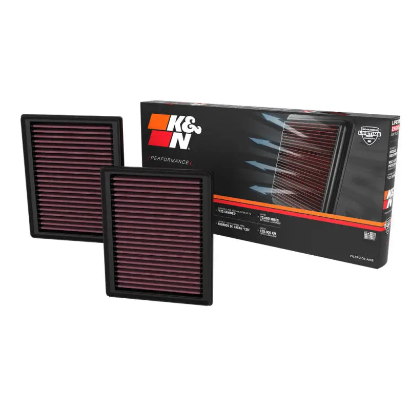 K&N FILTER 33-5135 NISSAN Z V6-3.0L F/I; 2023 (2 PER B