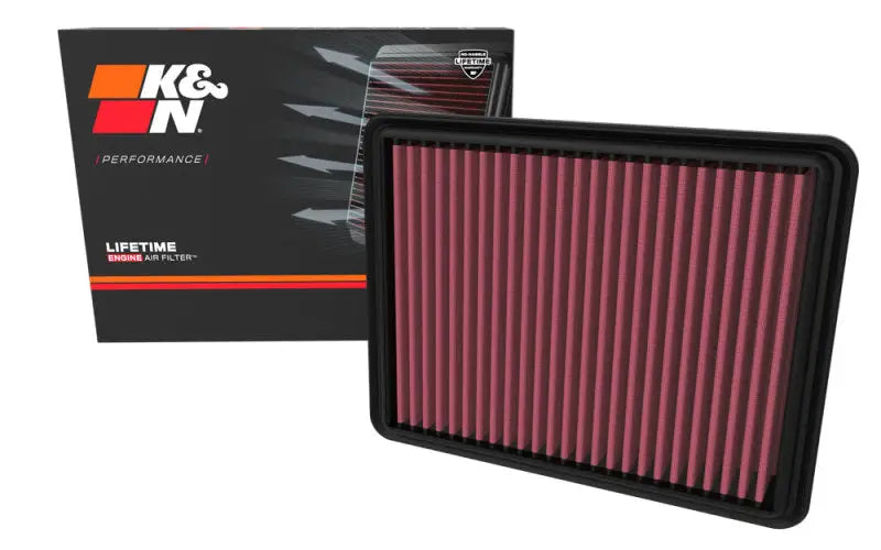K&N 22-23 Toyota Land Cruiser V6 3.3L DSL Replacement Air Filter - Truck & Automotive