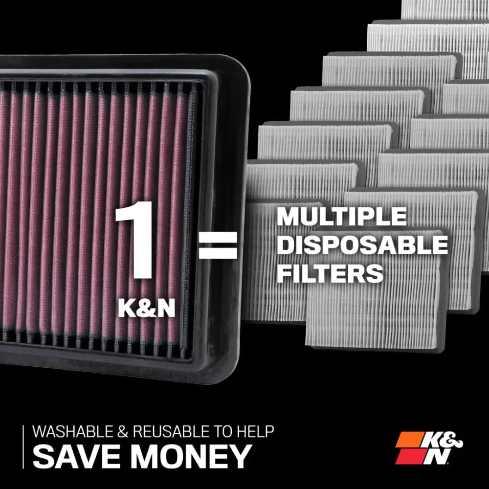 K&N Filter Lifetime Limited Warranty Air Filter 33-5151 - Lincoln Corsair L-4 2.0L 2023-2