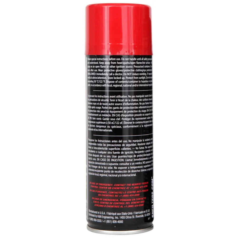 K&N FILTER 99-0504 AIR FILTER OIL 6 OZ AEROS