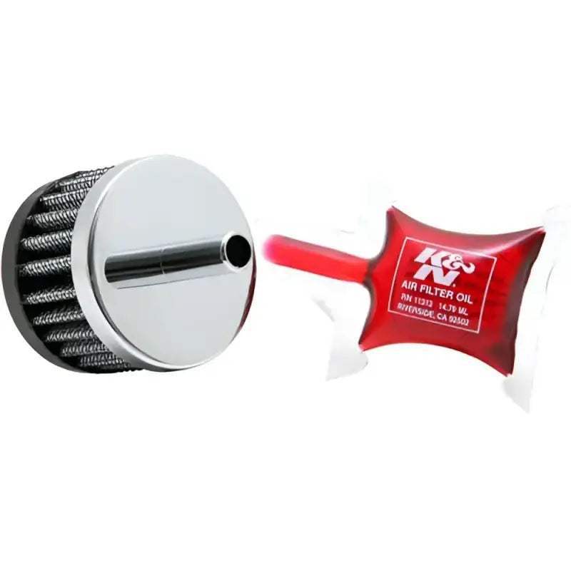 K&N Crankcase Vent Air Filter Remote Mount for Powersports