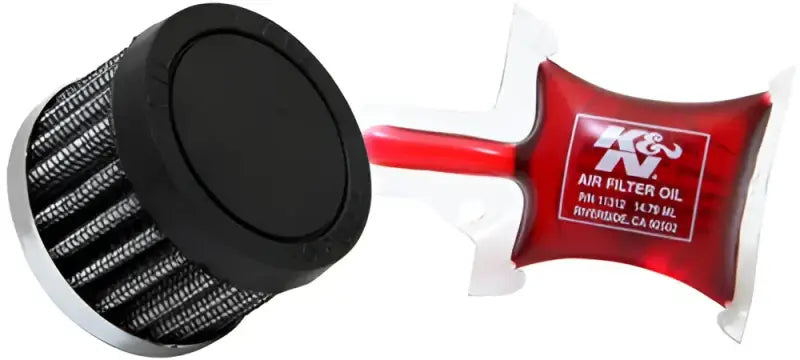 K&N Crankcase Vent Air Filter Remote Mount for Powersports