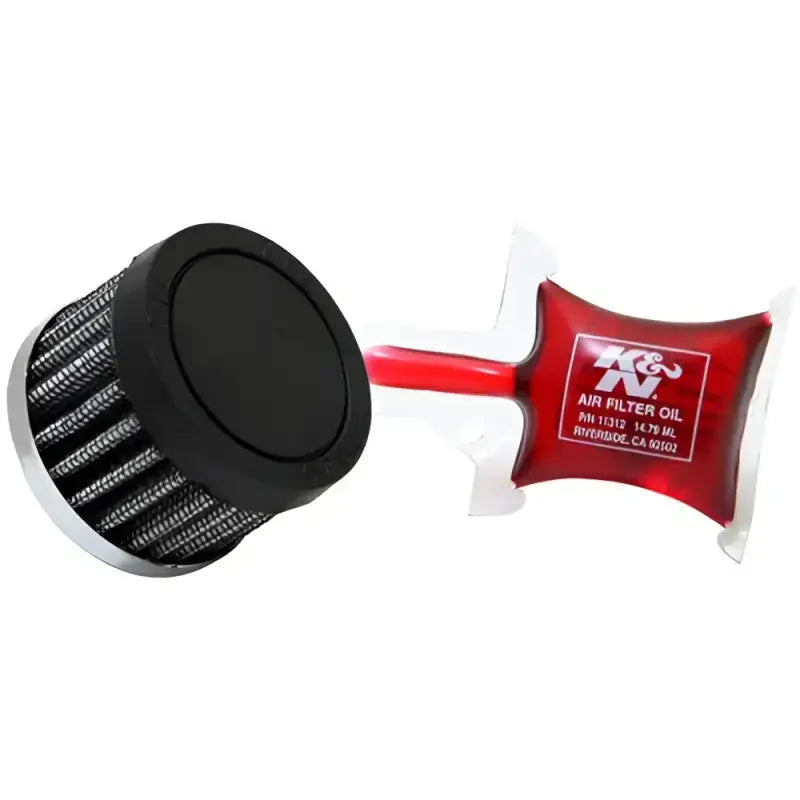 K&N Crankcase Vent Air Filter Remote Mount for Powersports