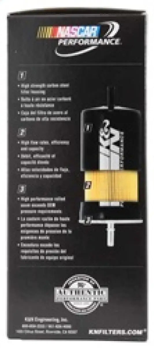K&N 92-95 Chevy Cavalier 2.2L / 3.1L Fuel Filter - Powersports