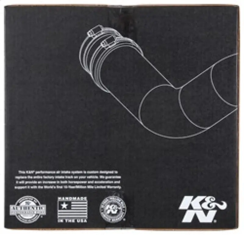 K&N 97-08 Ford E350/#450 Econoline V10-6.8L Black High Flow Performance Kit - Truck & Automotive